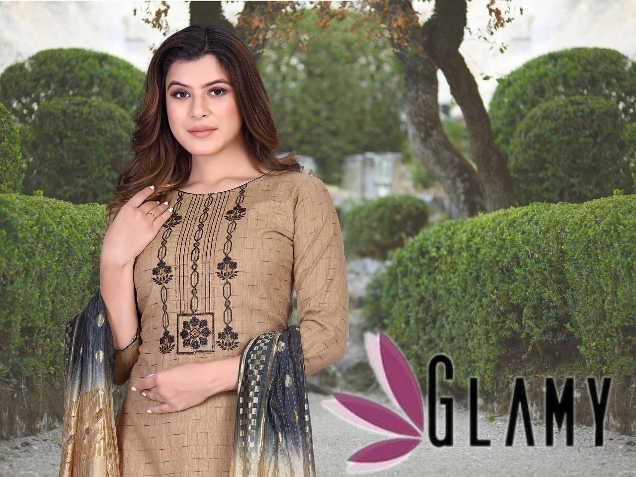 New Glamy 1 Fancy Designer Ethnic Wear Rayon Ready Made Collection